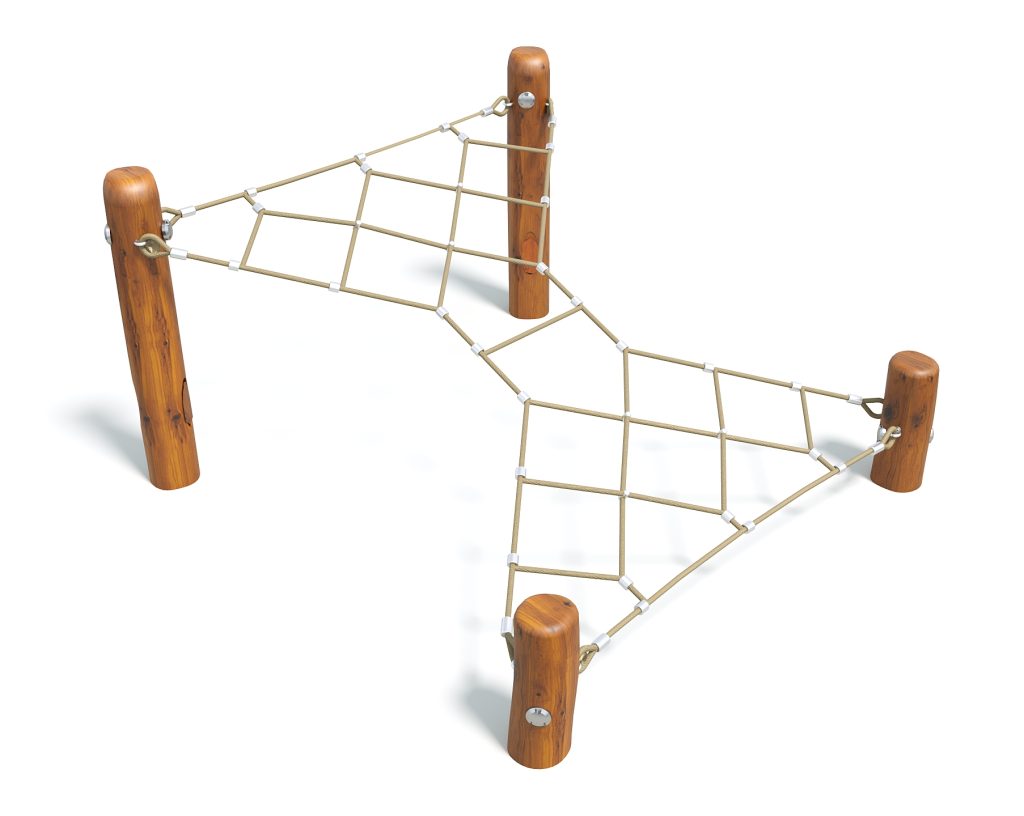 Natural Mini Inclined Cross Net