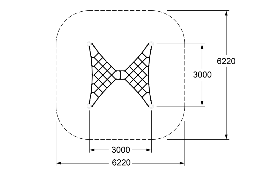 CE-1008_Cross Net_Top View
