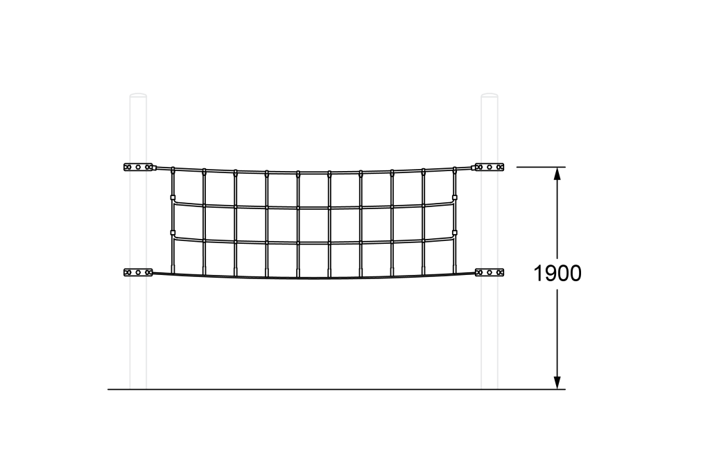 CE-1017_Squared Membrane Floor Tunnel_Side Elevation