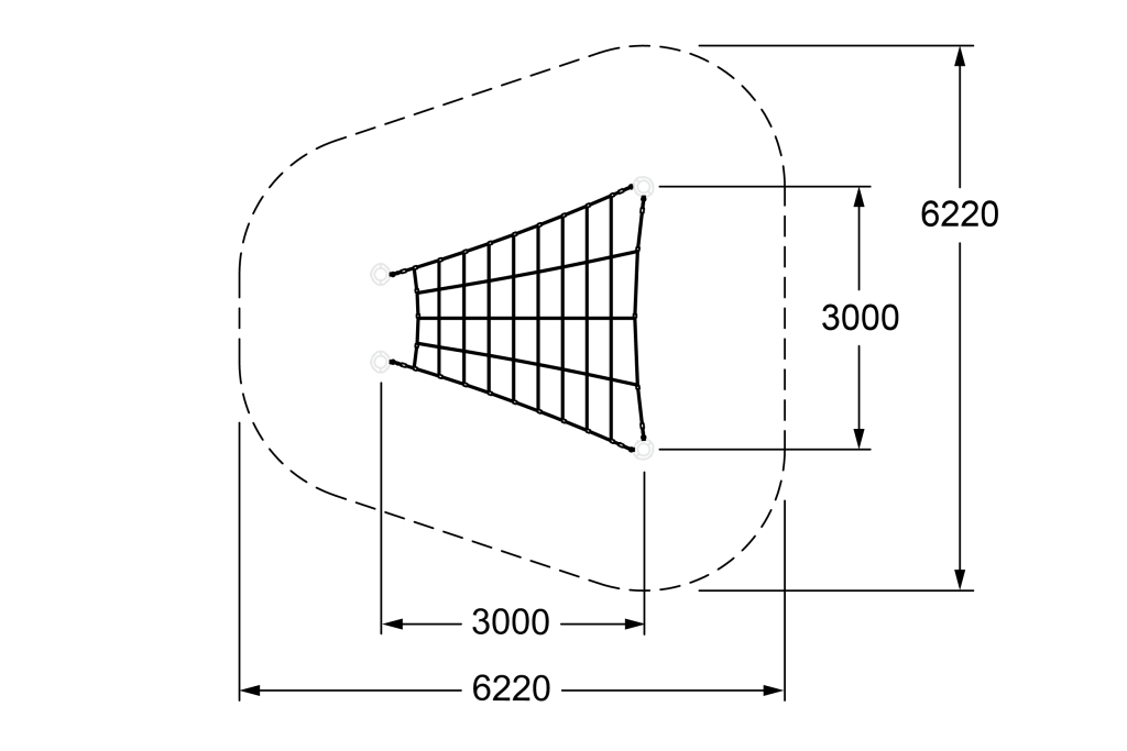 CE-1019_Inclined Trapezoid_Top View