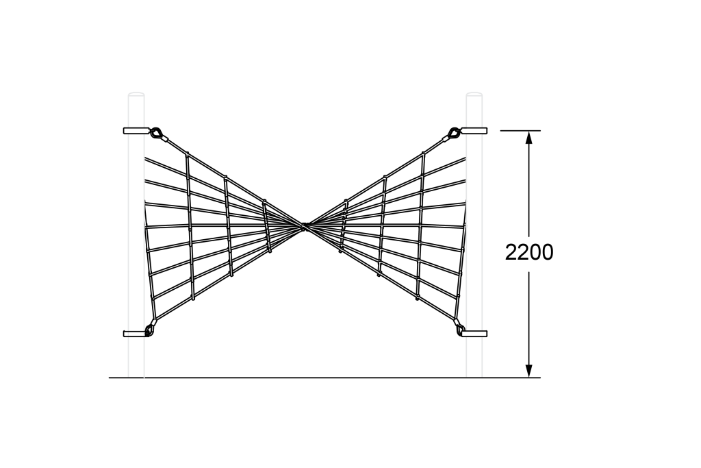 CE-1032_Saddle Net_Side Elevation