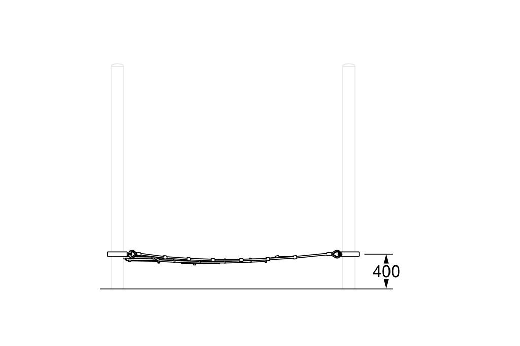 CE-1034_Horizontal Tri Net_Side Elevation