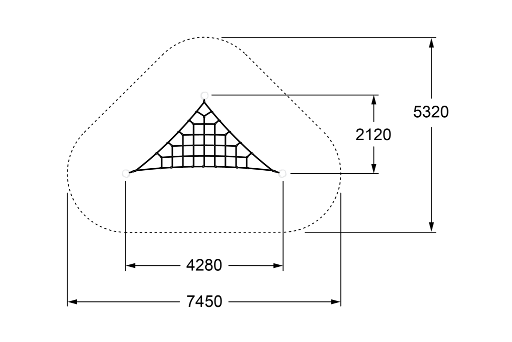 CN-1008_Isosceles Tri Net_Top View