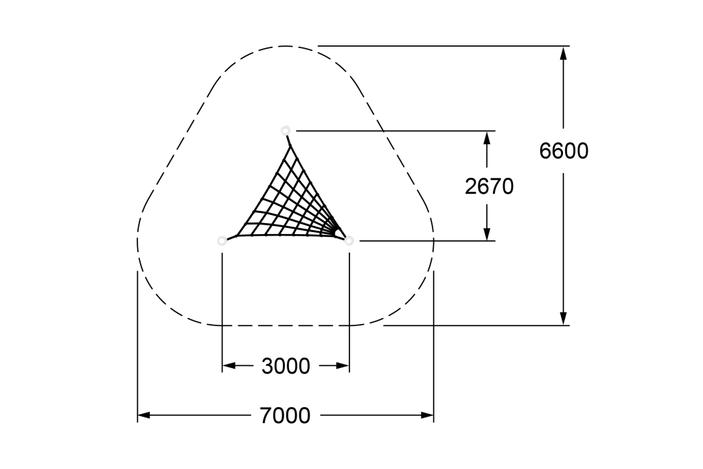 CN-1024_Twisted Tri Net_Top View