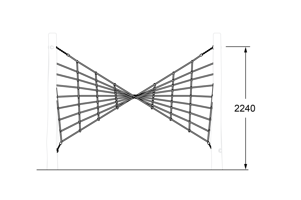 CN-1028_Saddle Net_Side Elevation
