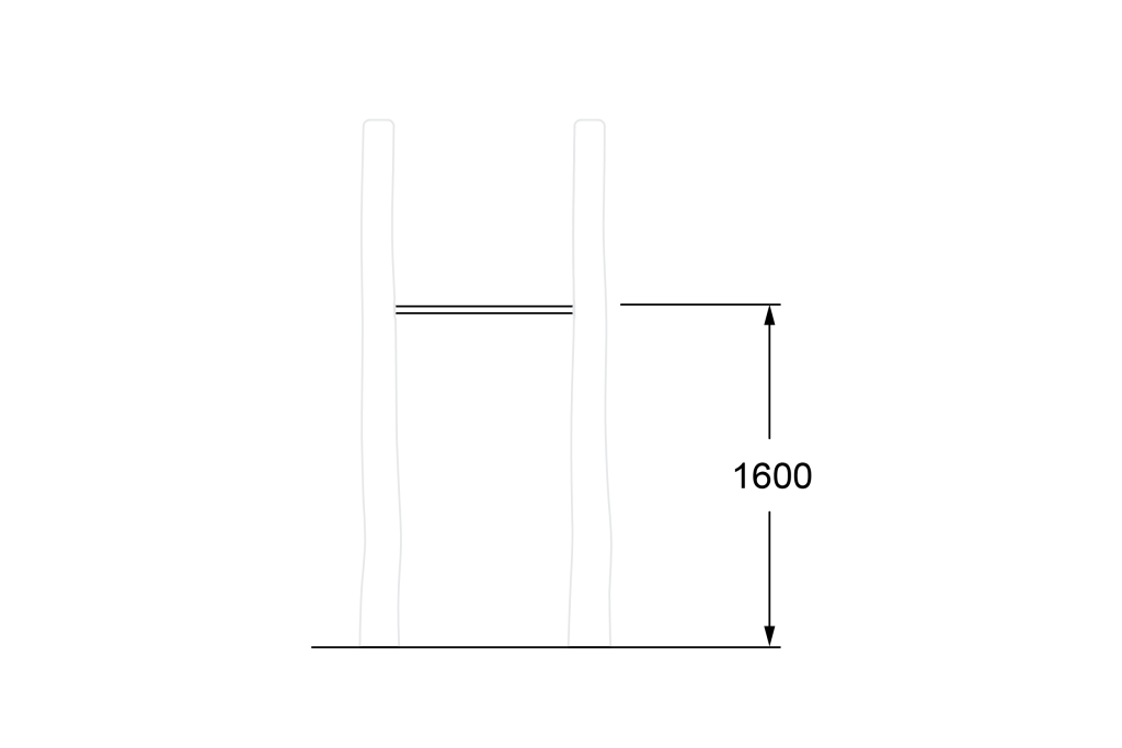 CN-1033_Pull Up Bar_Side Elevation