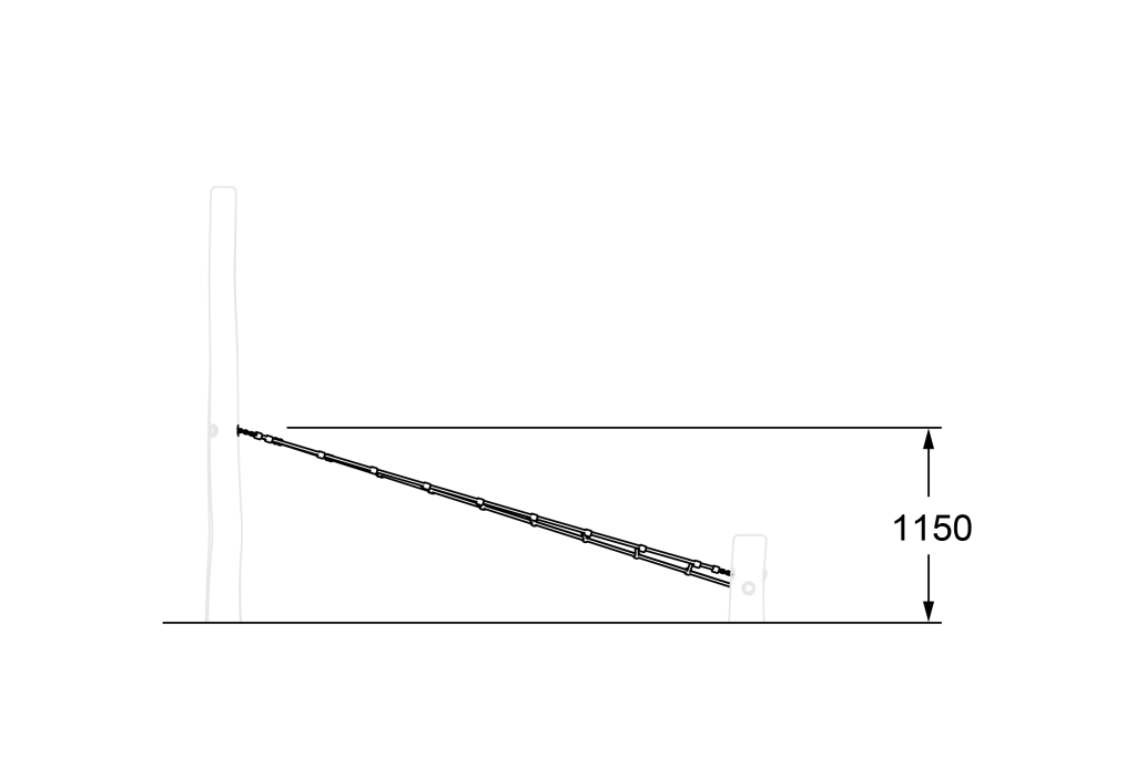 CN-1039_Inclined Trapezoid 2_Side Elevation
