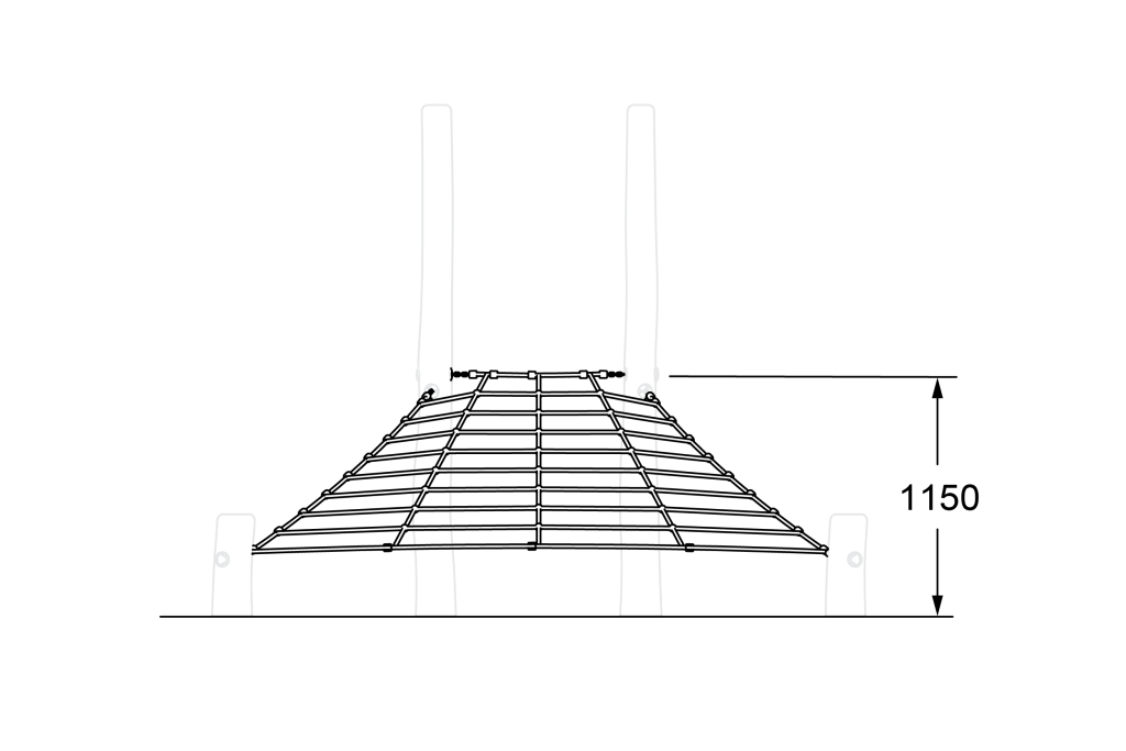 CN-1044_Inclined Trapezoid 1_Side Elevation