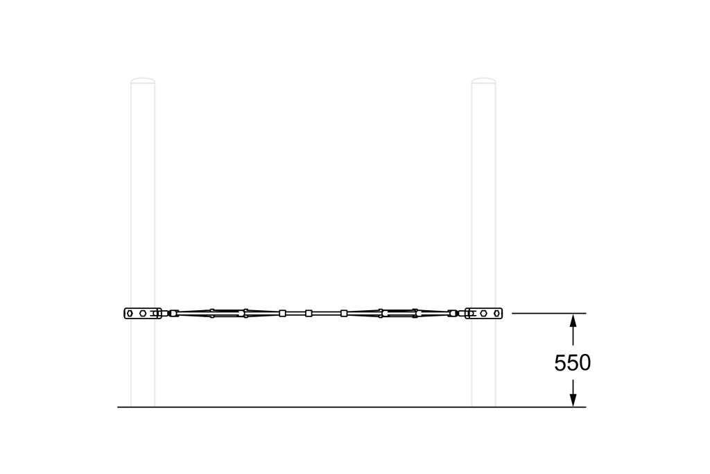 CS-2001_Cross Net mini_Side Elevation