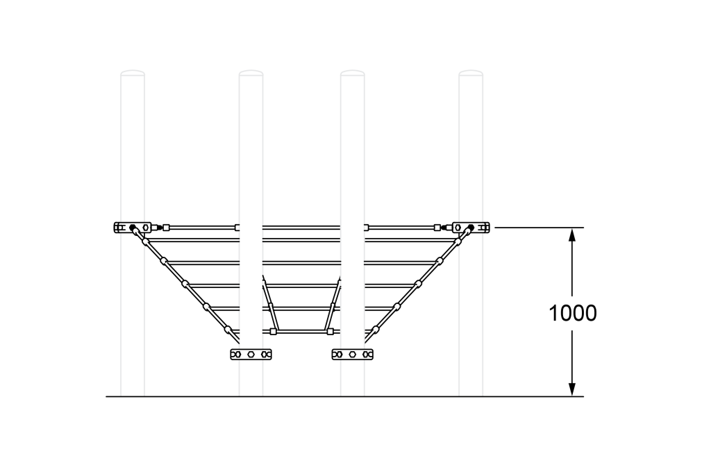 CS-2005_Inclined Trapezoid mini_Side Elevation