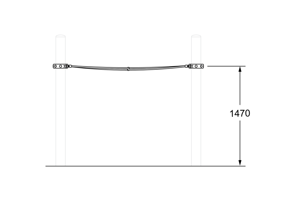 CS-2006_Mini Overhead Crossover_Side Elevation