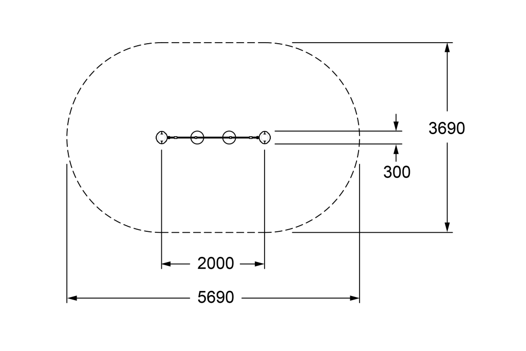 CS-2018_Pommel Crossing 2m mini_Top View