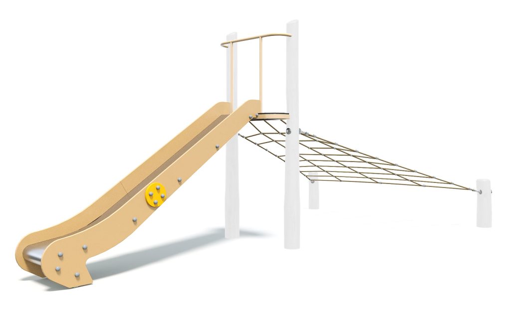 Natural Slide with Inclined Trapezoid