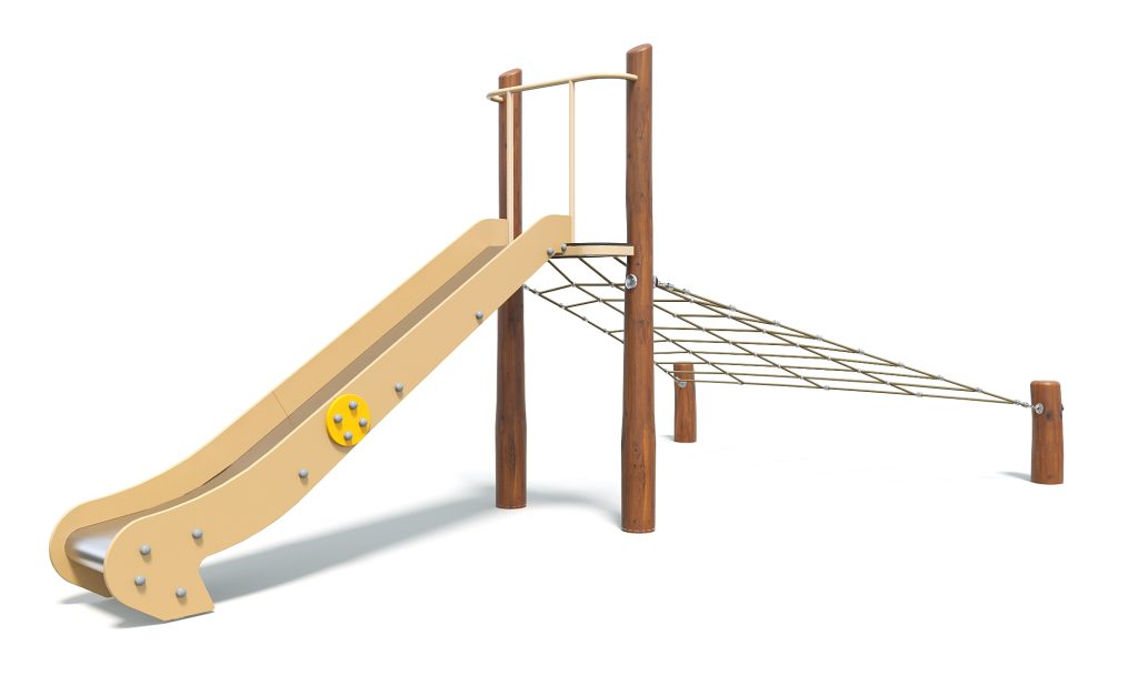 Natural Slide with Inclined Trapezoid
