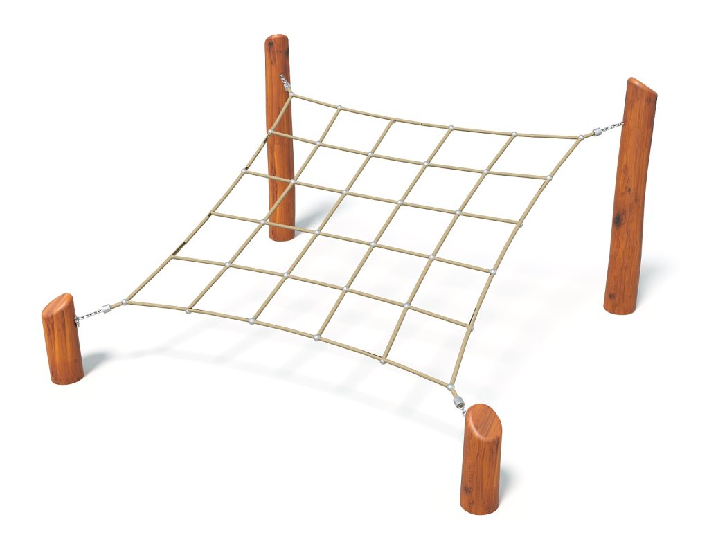 Natural Mini Inclined Squared Net